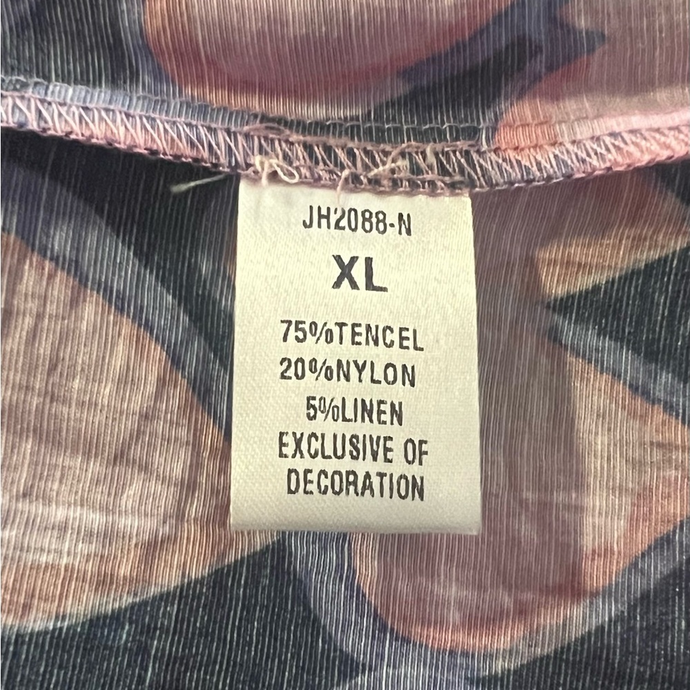 THML Pink and Purple Heart Blouse - Picture 7 of 7